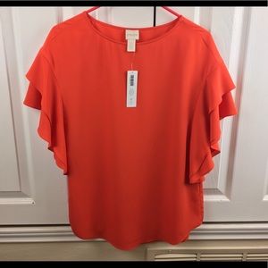 Chico’s Ruffle Sleeve Top